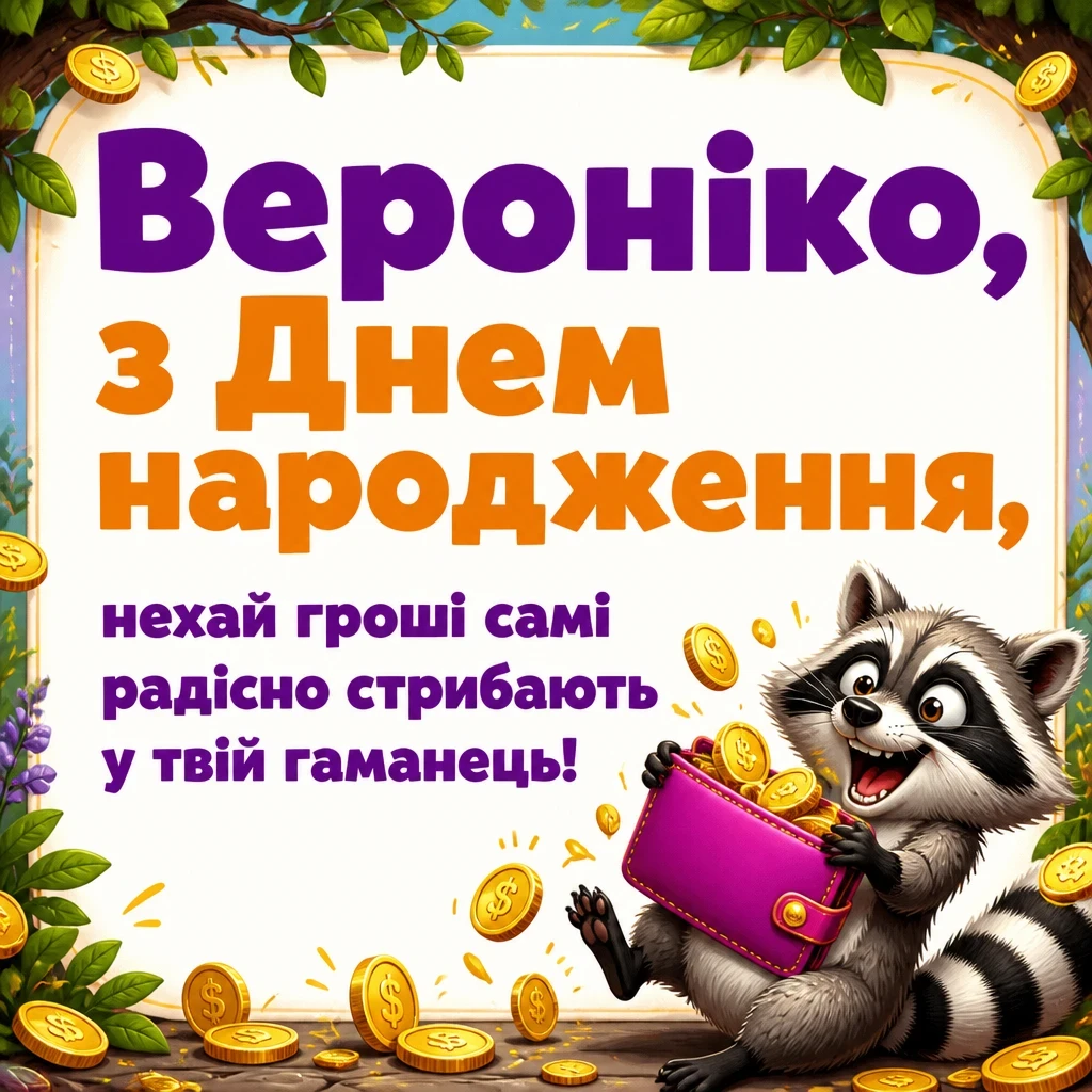 з днем народження вероніка