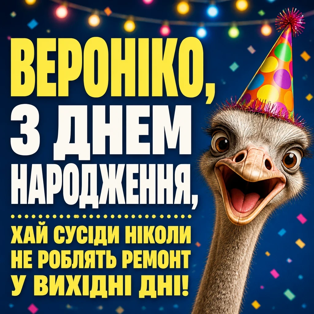 з днем народження вероніка
