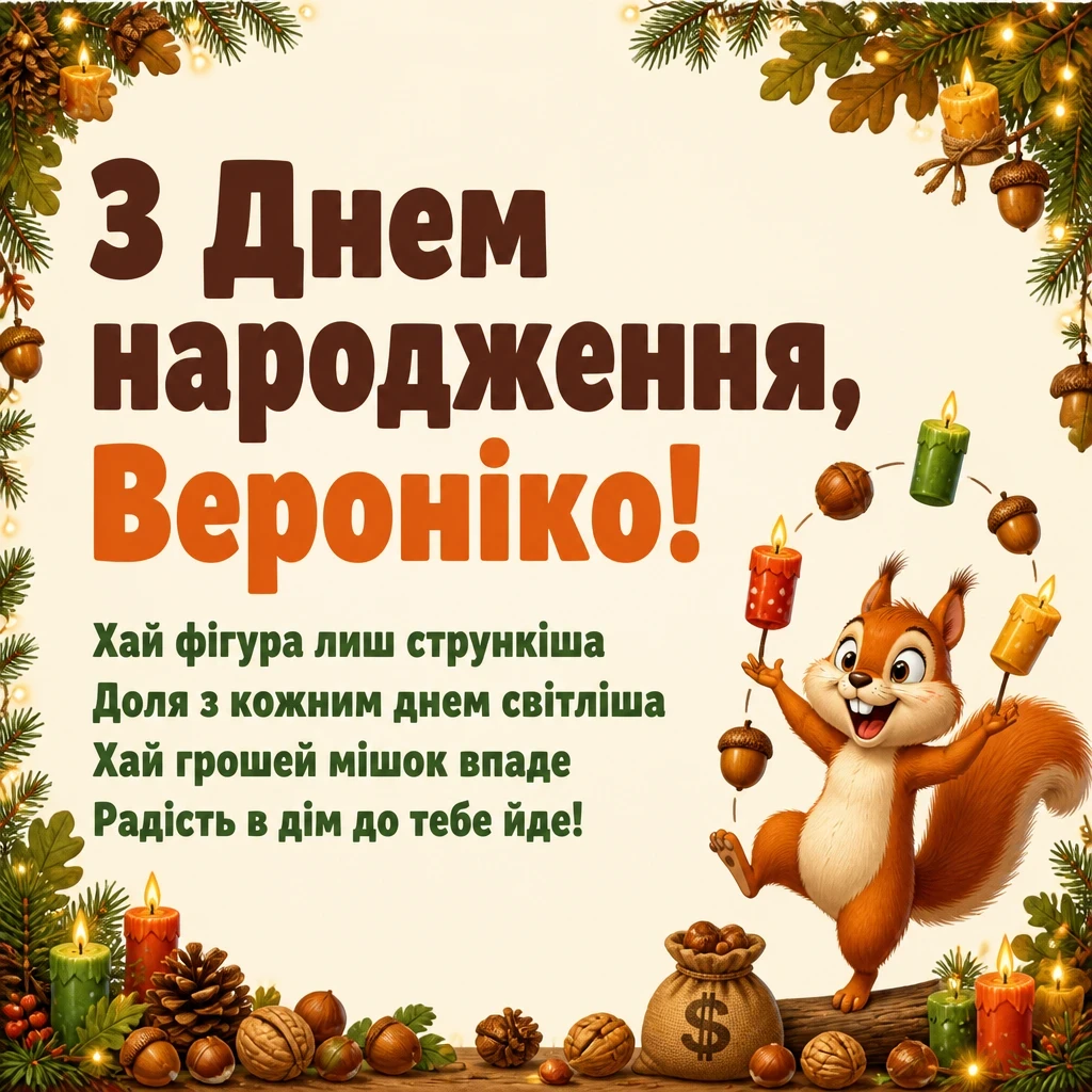 з днем народження вероніка