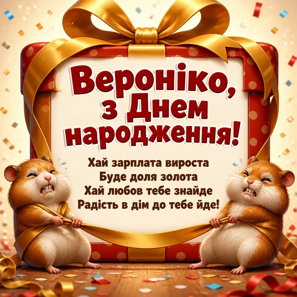 з днем народження вероніка