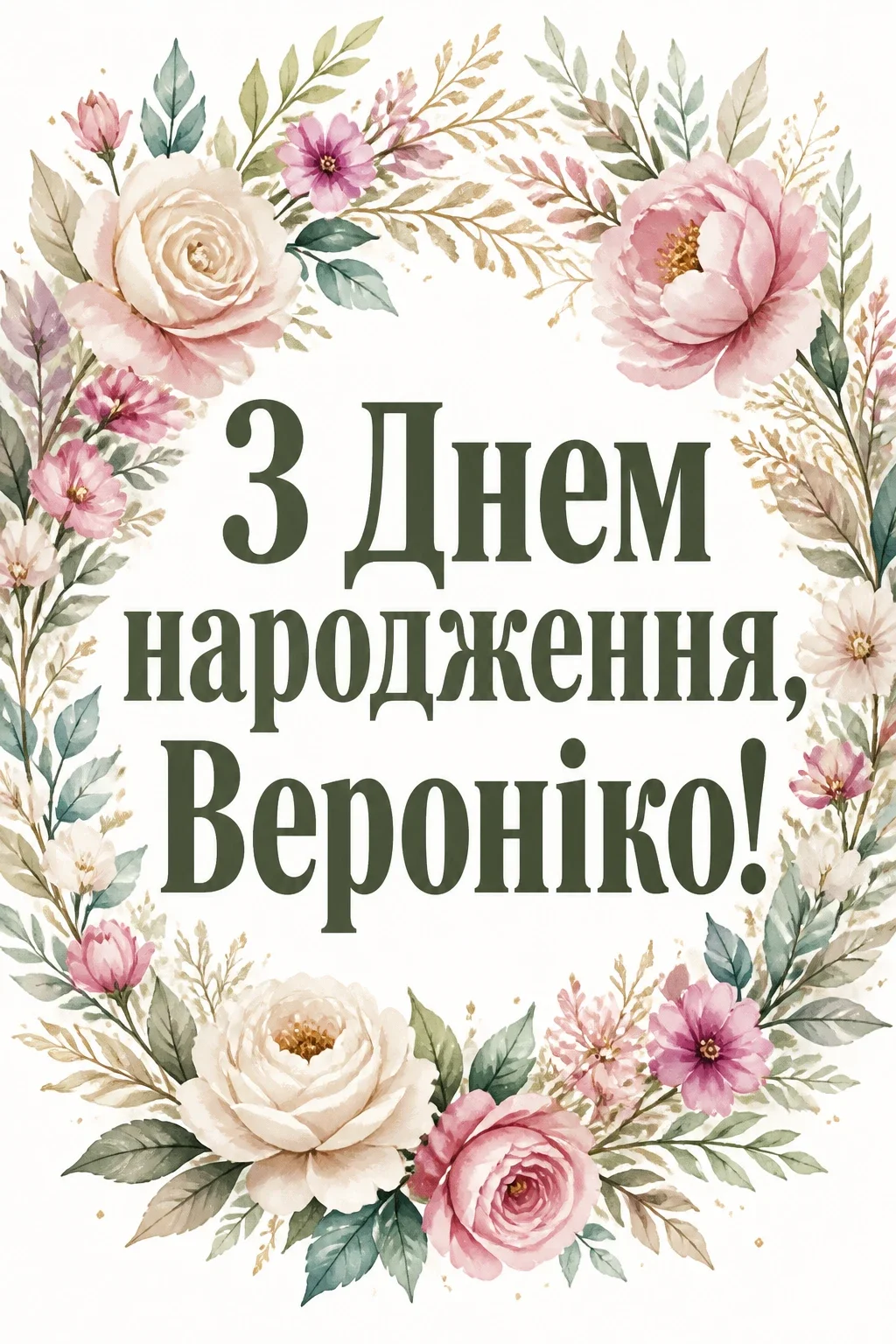 з днем народження вероніка