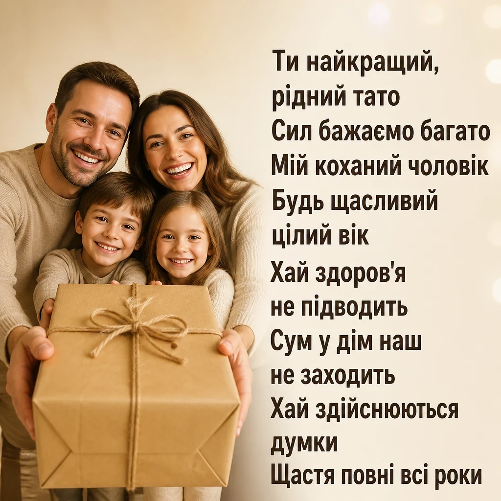 привітання з днем народження коханого чоловіка і тата