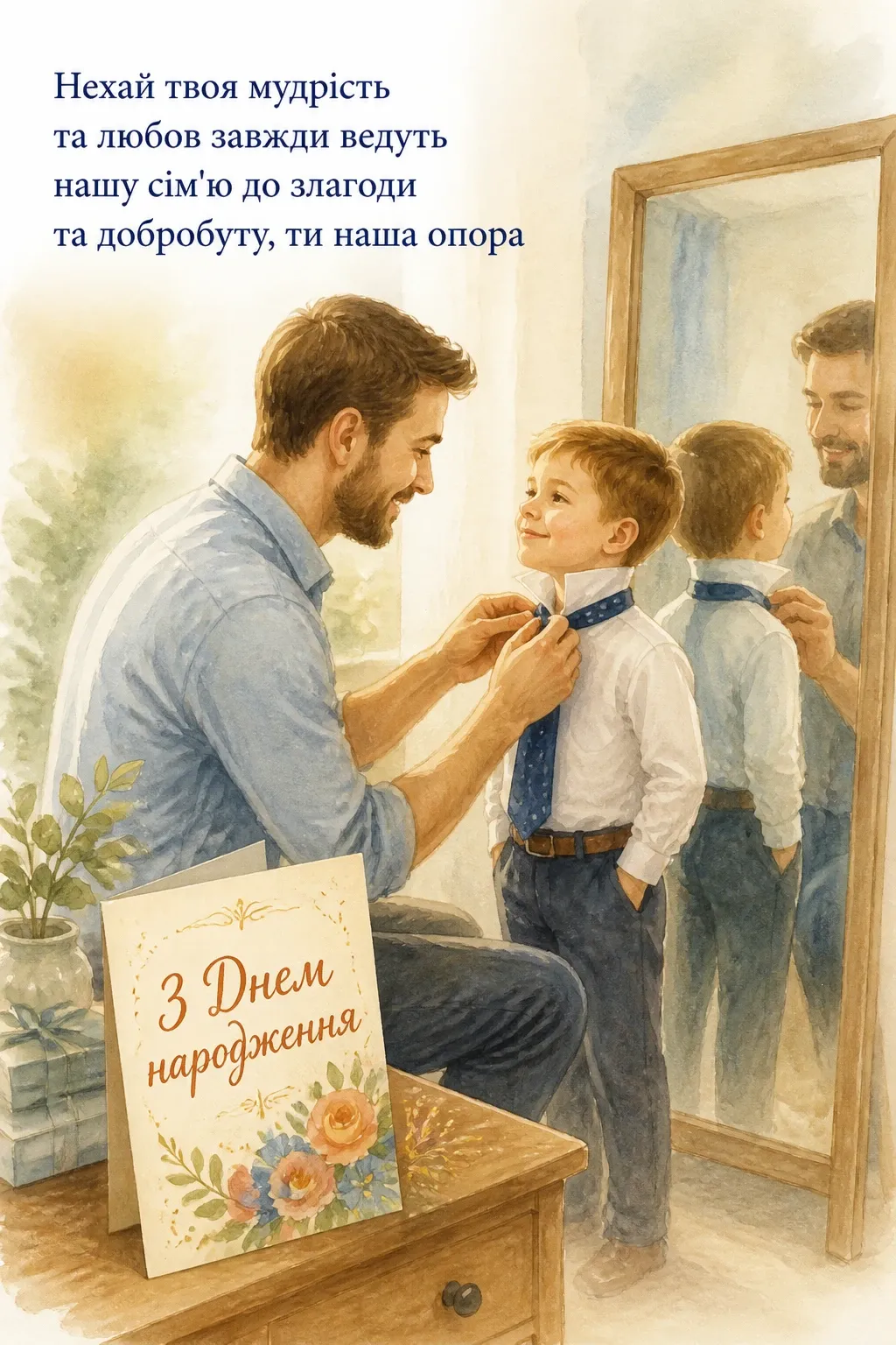 привітання з днем народження коханого чоловіка і тата