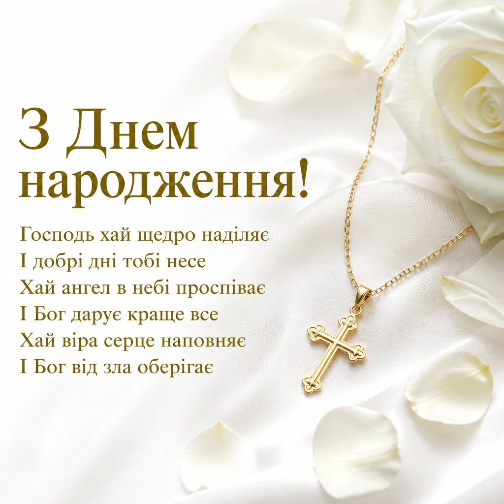 короткі християнські привітання з днем народження