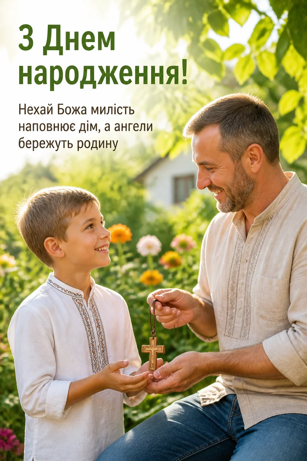 короткі християнські привітання з днем народження