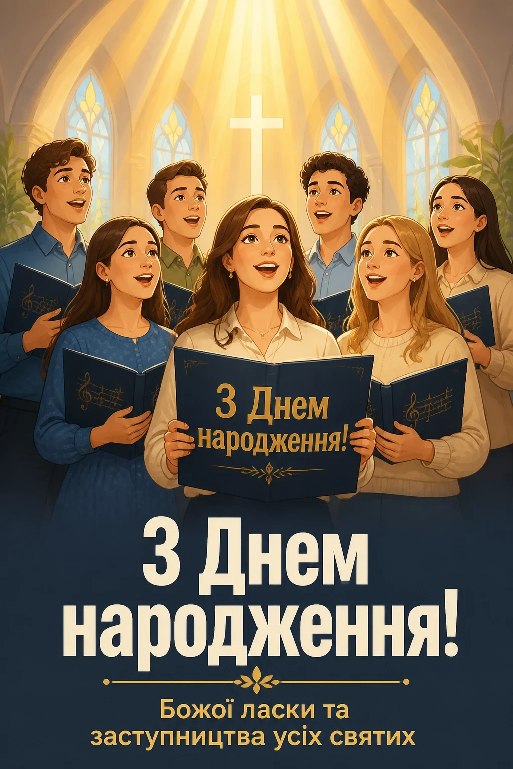 короткі християнські привітання з днем народження