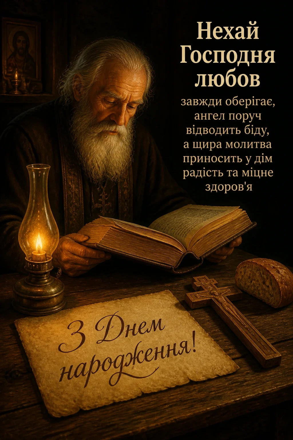 короткі християнські привітання з днем народження