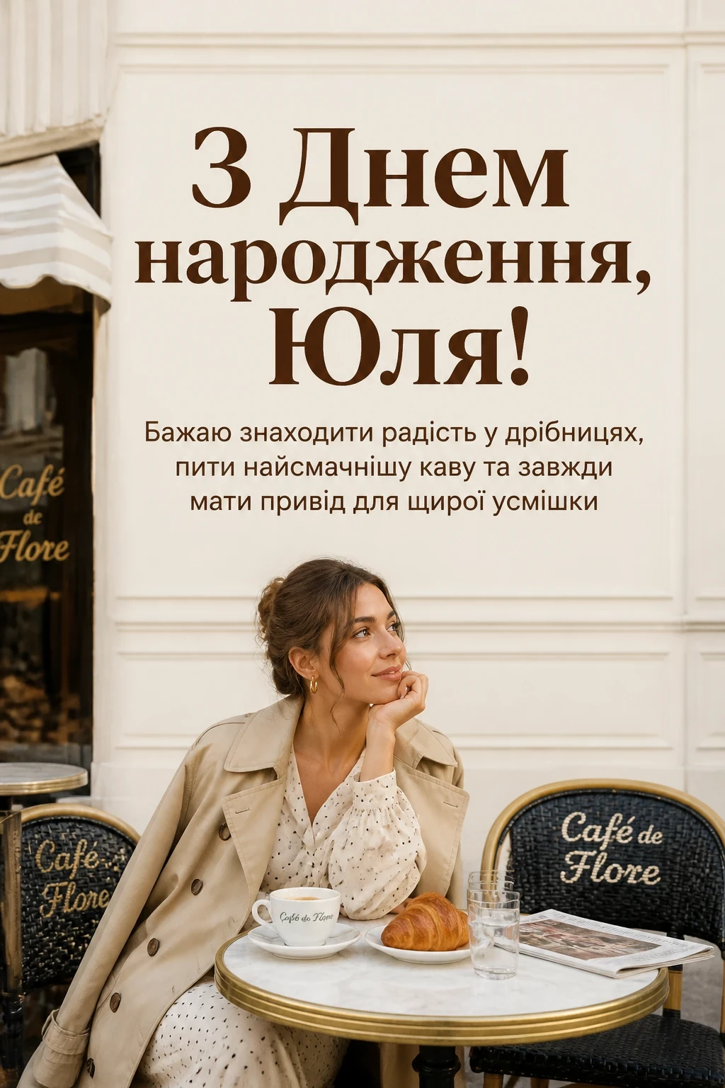 юлічка з днем народження юля українською
