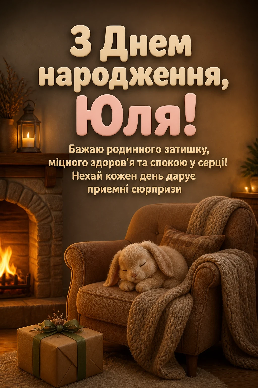 юлічка з днем народження юля українською