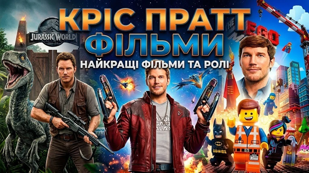 Повний список фільмів Кріса Пратта з описами