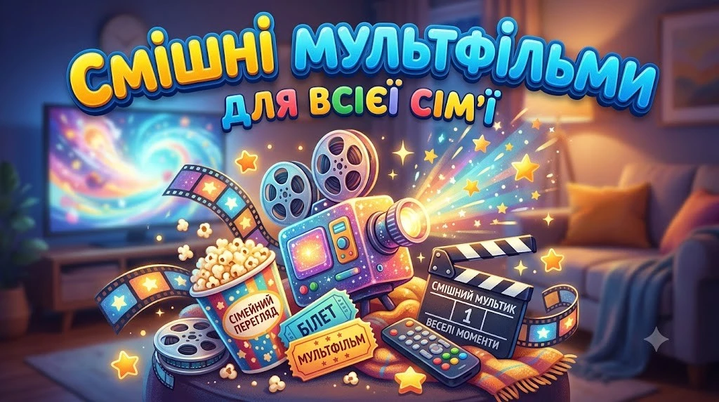 Топ смішних мультфільмів для всієї сім’ї