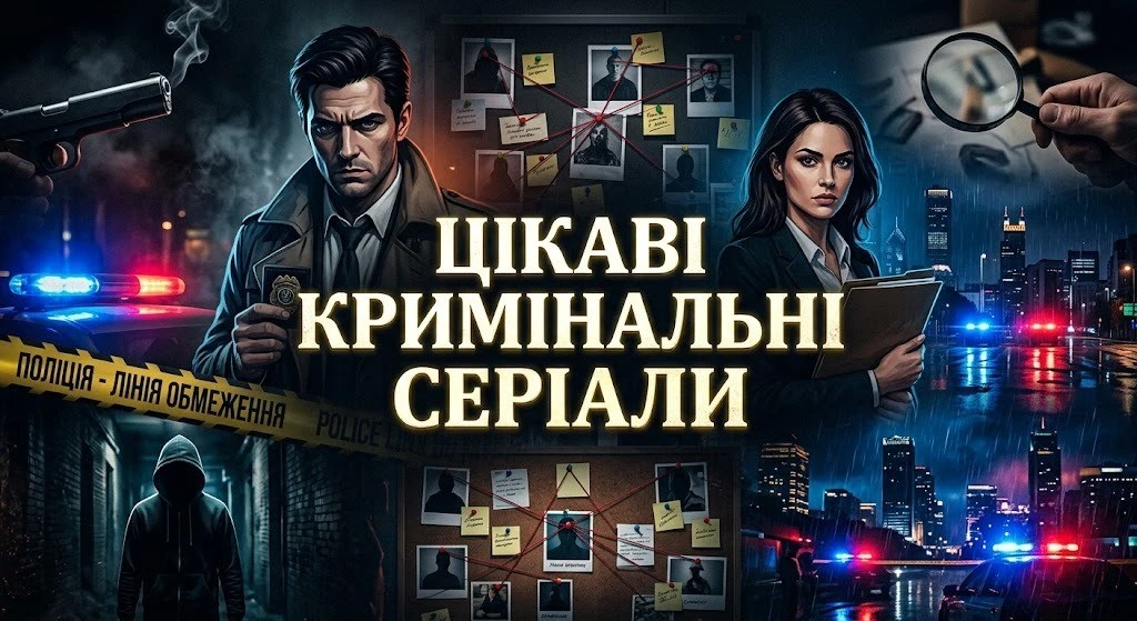 Цікаві кримінальні серіали, які варто переглянути