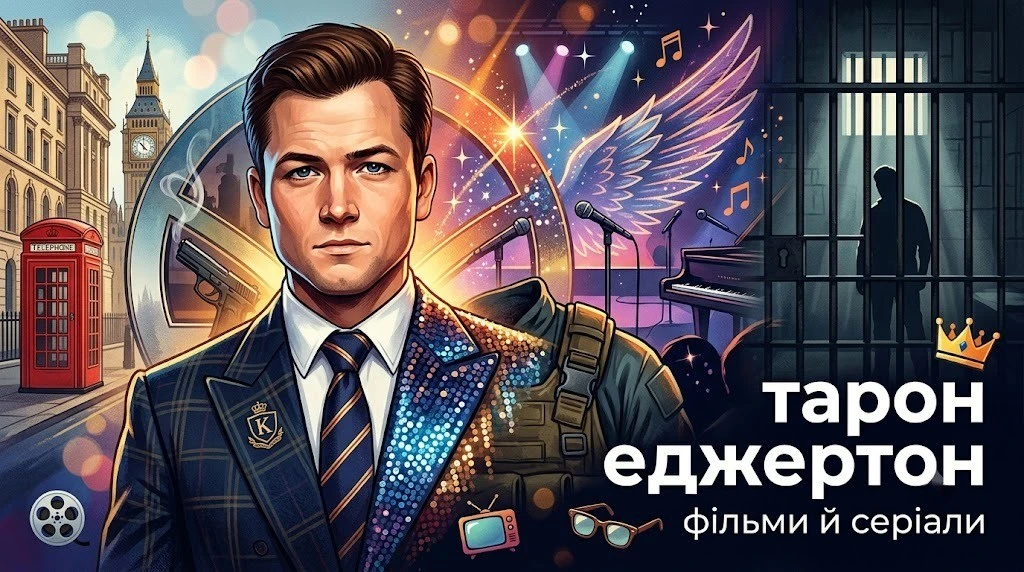 Кращі фільми й серіали Тарона Еджертона за рейтингом